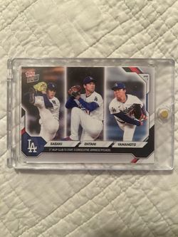 Roki Sasaki Shohei Ohtani Yoshinobu Yamamoto 2026 MLB Topps NOW #42 LA DODGERS