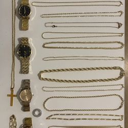 REAL 18kt Italian Gold VARIETY Set - BIG BUYERS ONLY 🤑💰 (read description!!!)