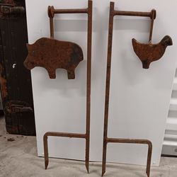 Early 1900's spinner animal targets