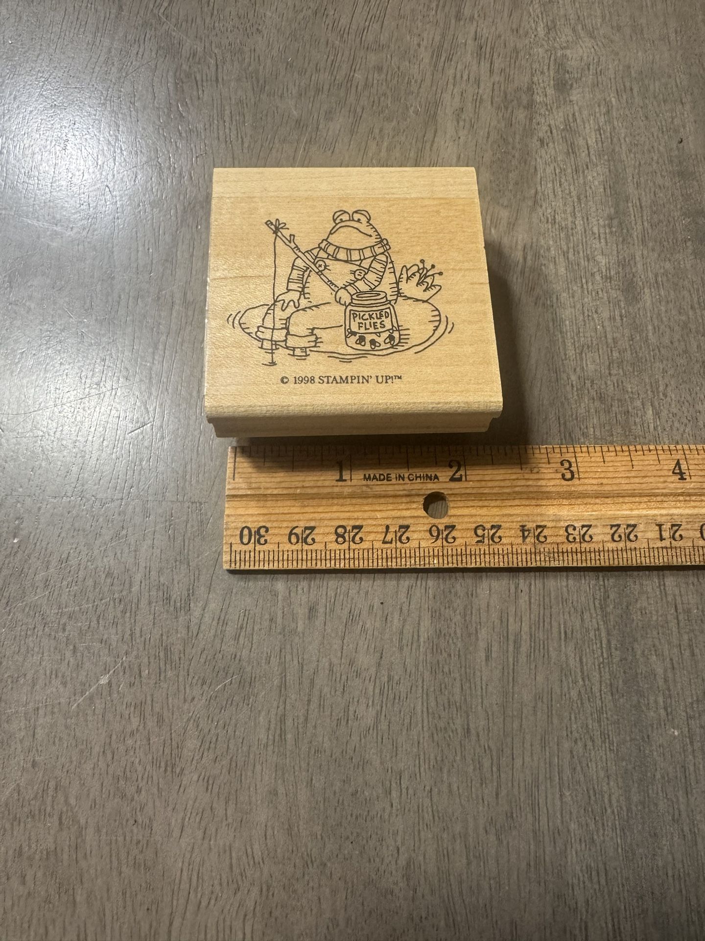 NEW rubber Stampin’ Up stamp - Frog 