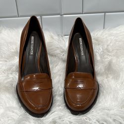 New Via Spiga High Heeled Loafers Women's Size 8 M