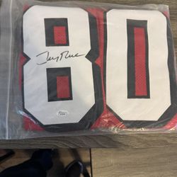 Authenticated Signed Jerry Rice Jersey 