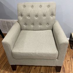Gray Accent Chair (Armchair) 
