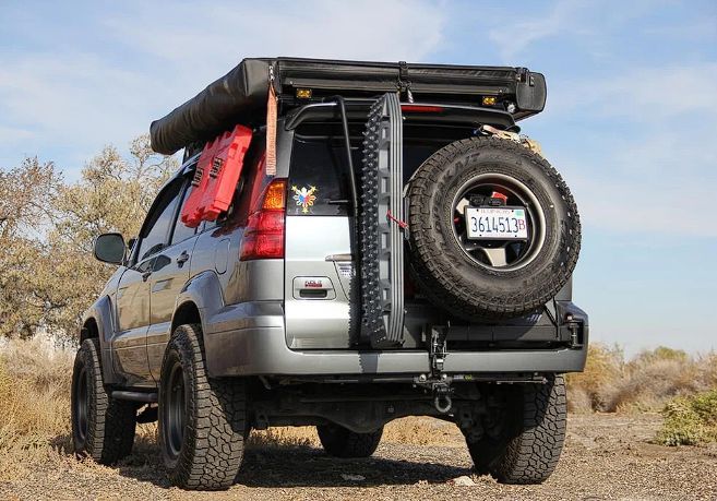 JW OFFROAD GX470 REAR TIRE SWING OUT Lexus GX470