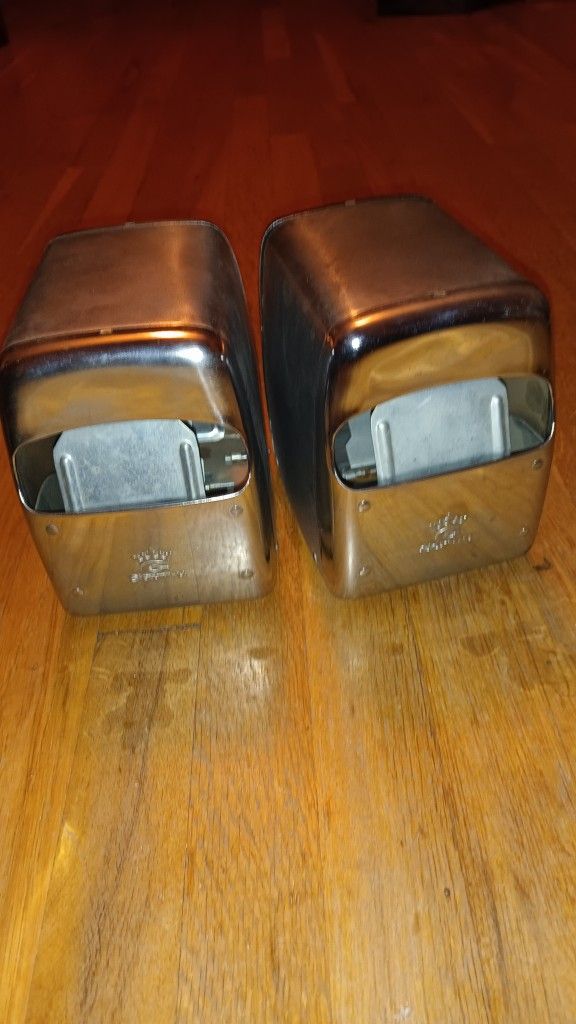 Serv U Crown Zellerbach Diner Cafe Metal Chrome Napkin Holder 50's 60's