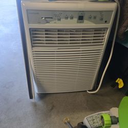 FRIGIDAIRE FFRS0822S1 8000 BTU Heavy-Duty Slider Casement, Electronic, Remote Control Window Air Conditioner, 8,000, White
