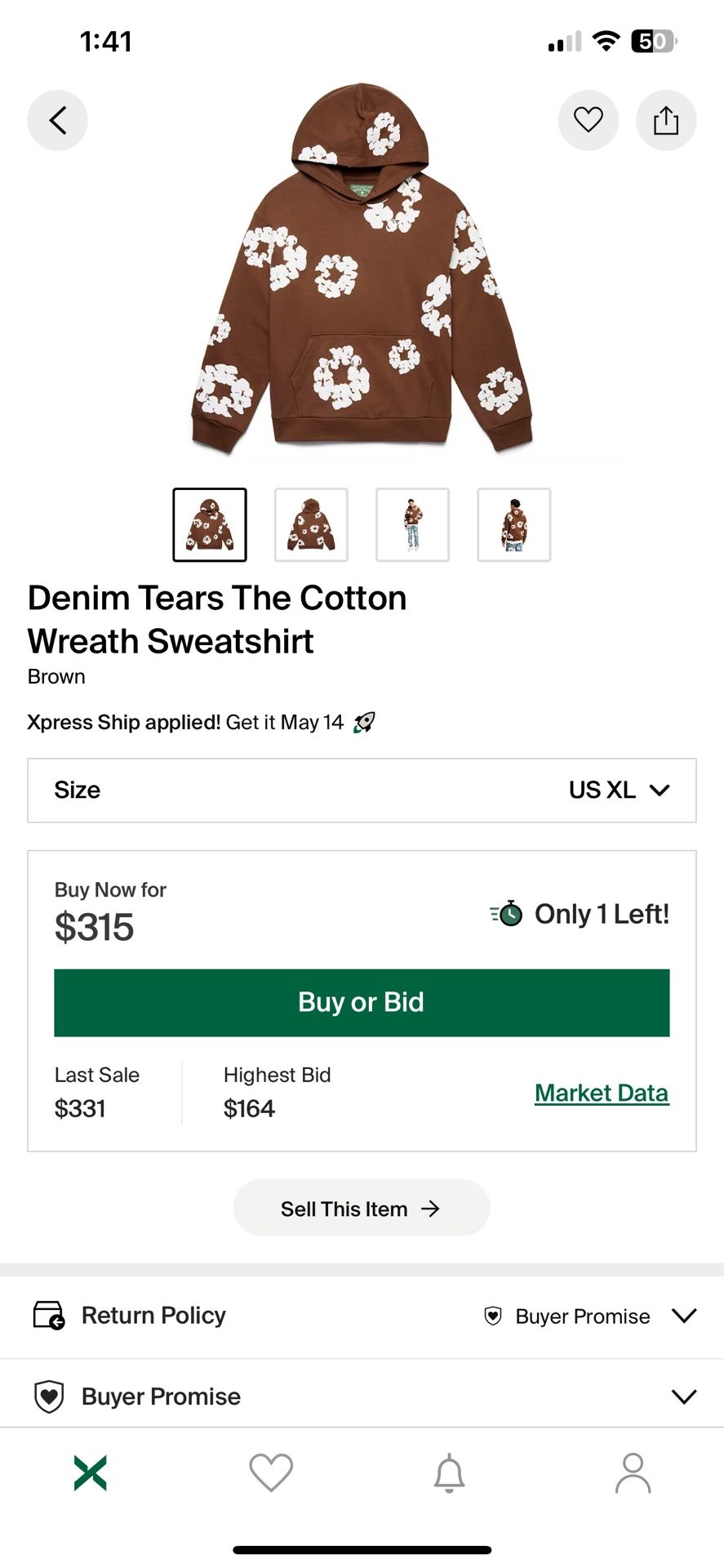 Denim Tears Hoodie