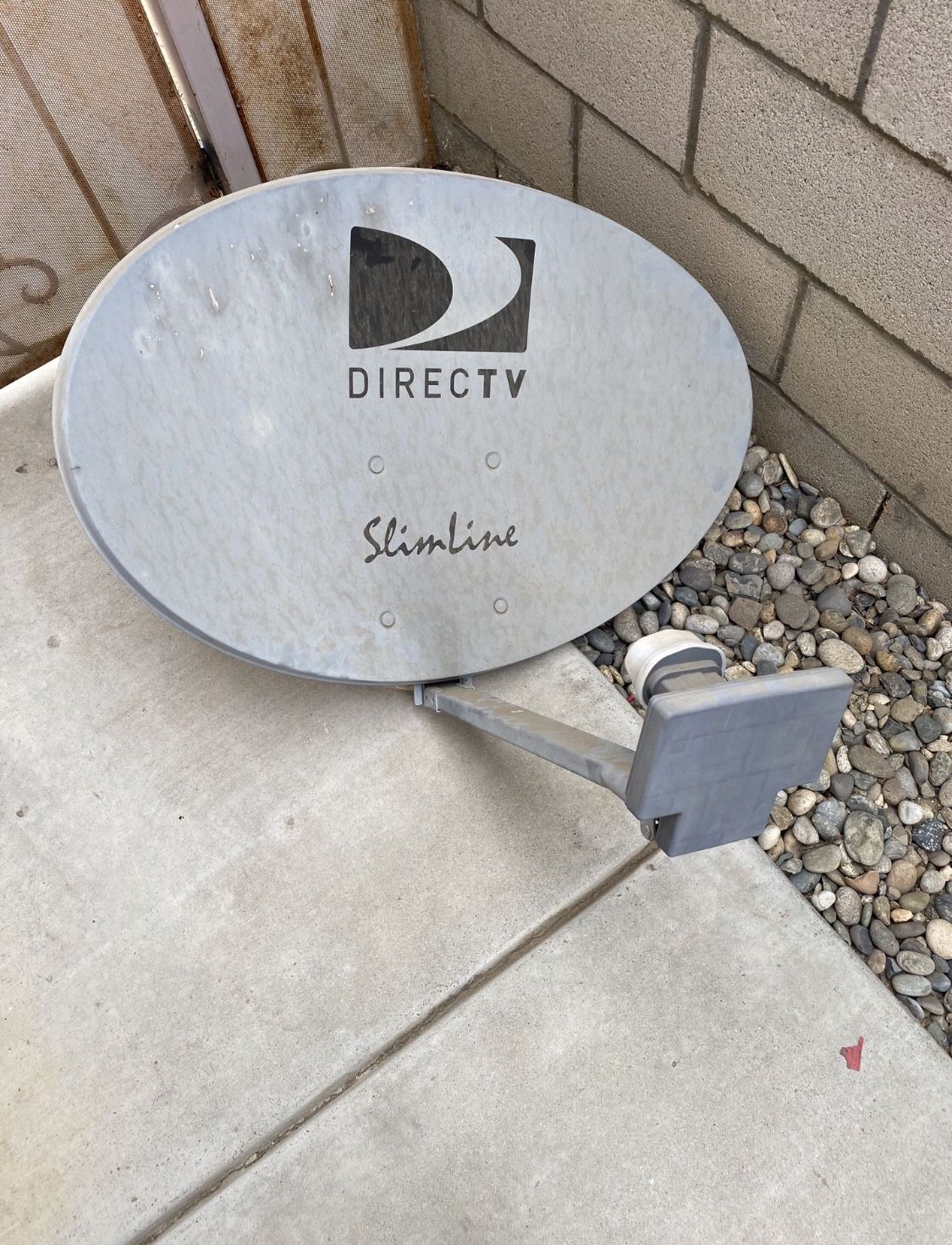 Direct TV Slimline satellite dish
