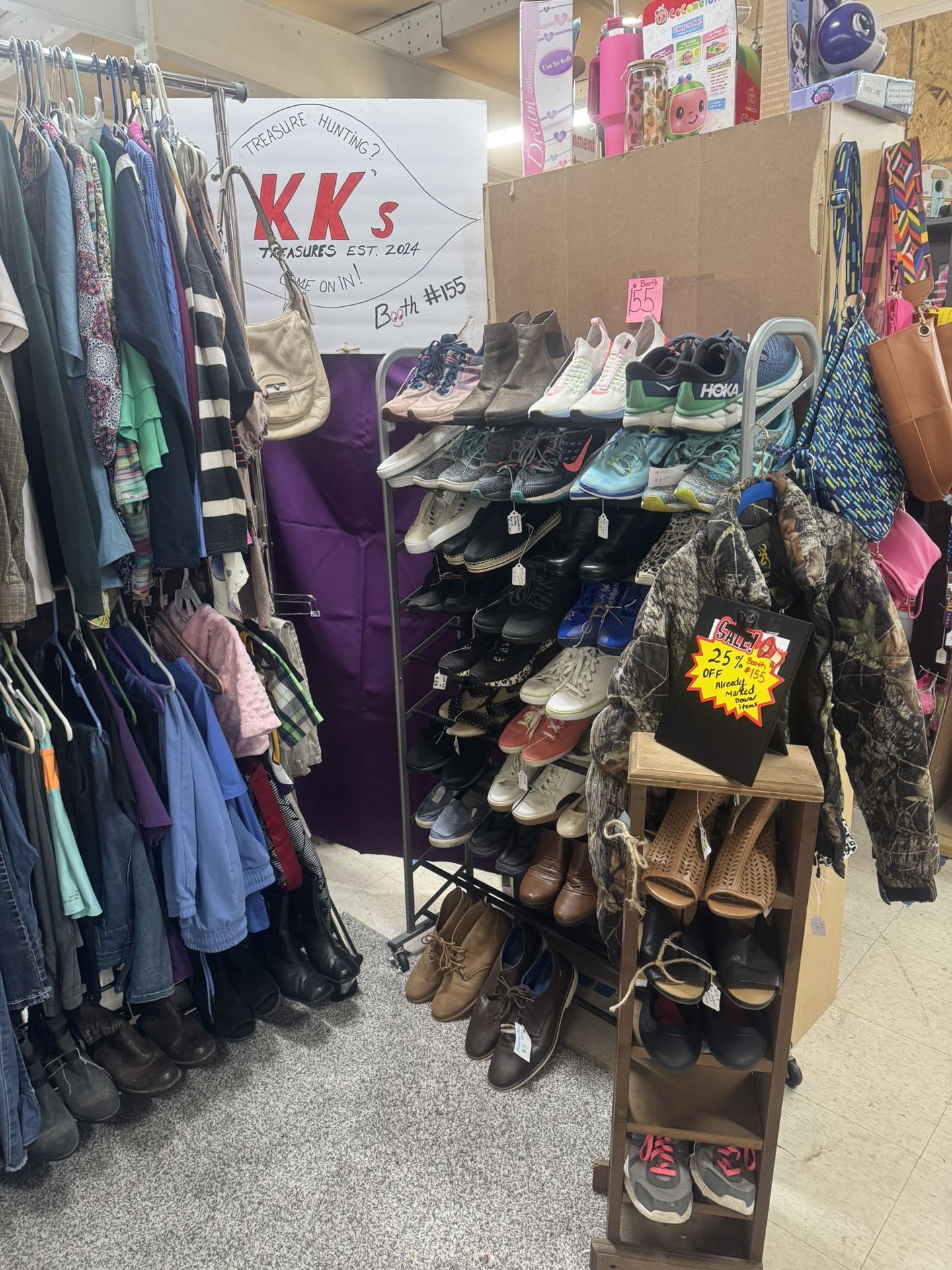 Booth 155 Hwy 71 Flea market