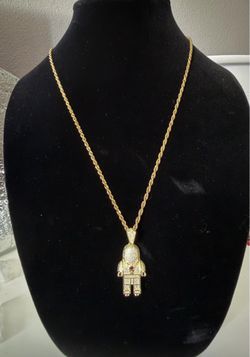 Lego pendant with 24 inch rope chain