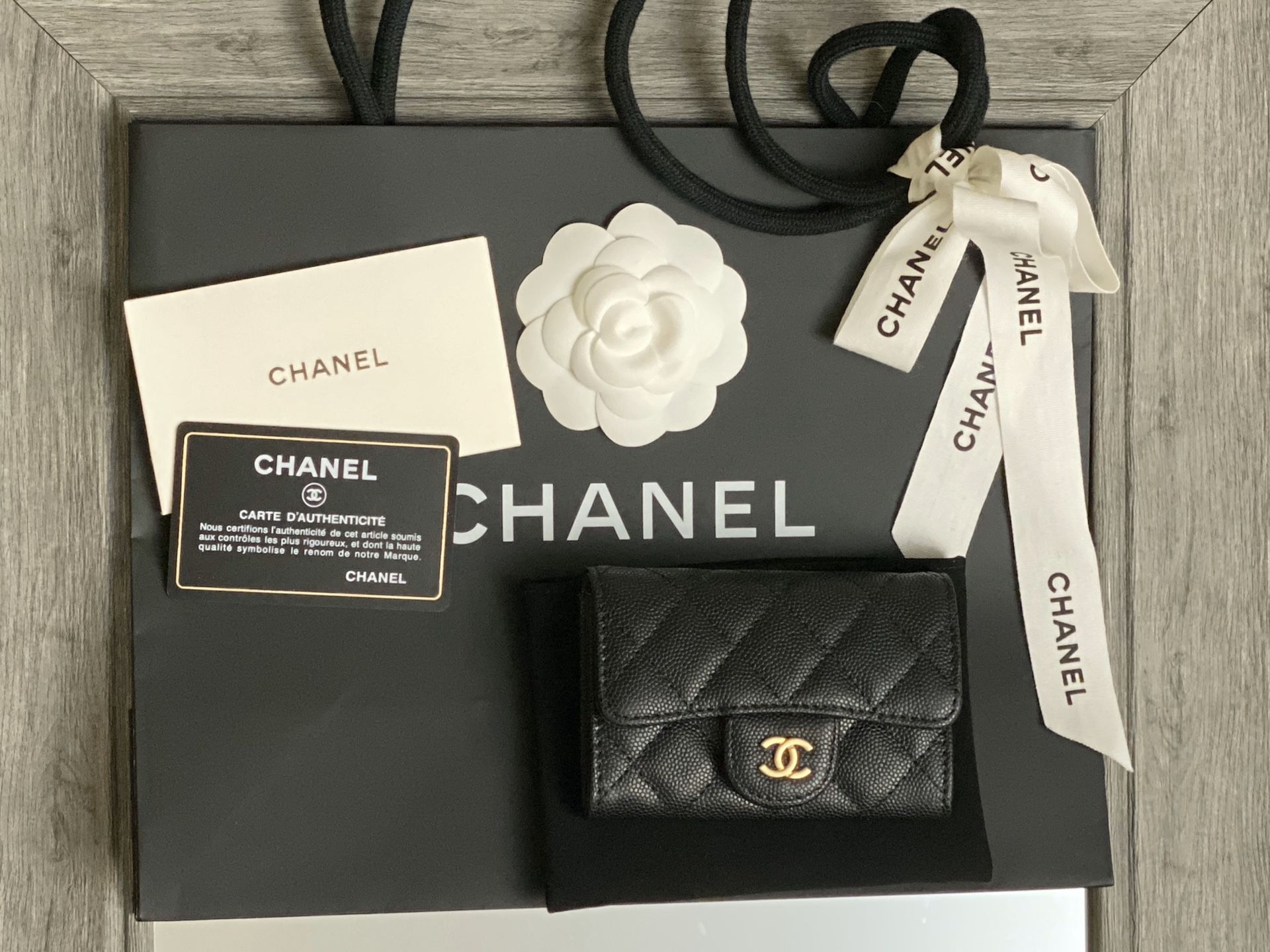 Chanel card holder