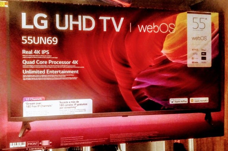55" LG UHD 4K 55UN69 WEBOS SMART TV