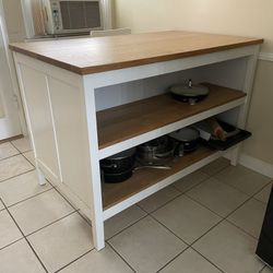 IKEA kitchen island (TORNVIKEN) with chair