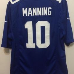NFL Giants Manning (10) Jersey