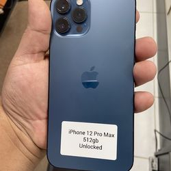 iPhone 12 Pro Max 512GB Unlocked Cash or $50 down