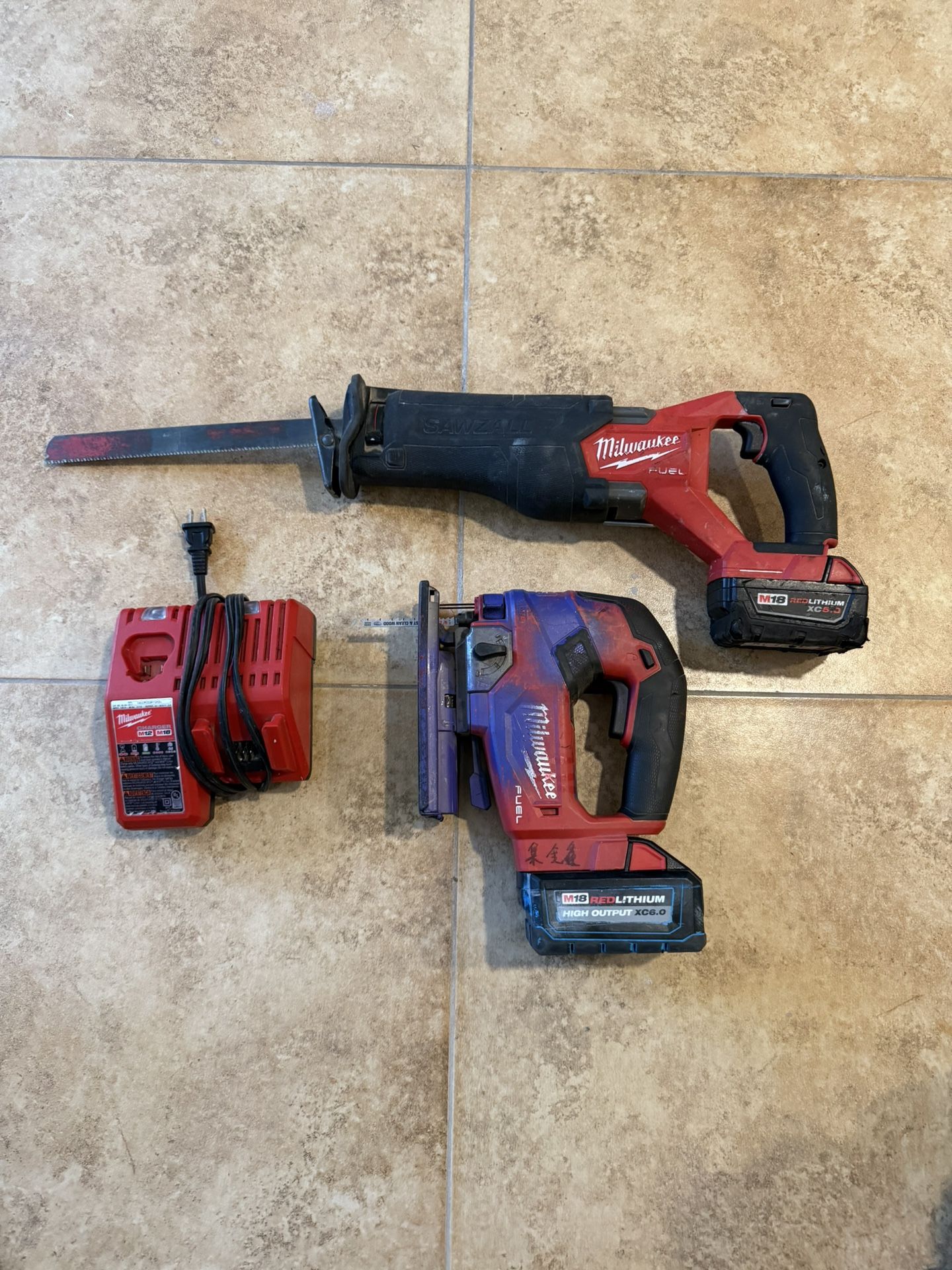 Milwaukee M18 Fuel Sawzall And Jigsaw