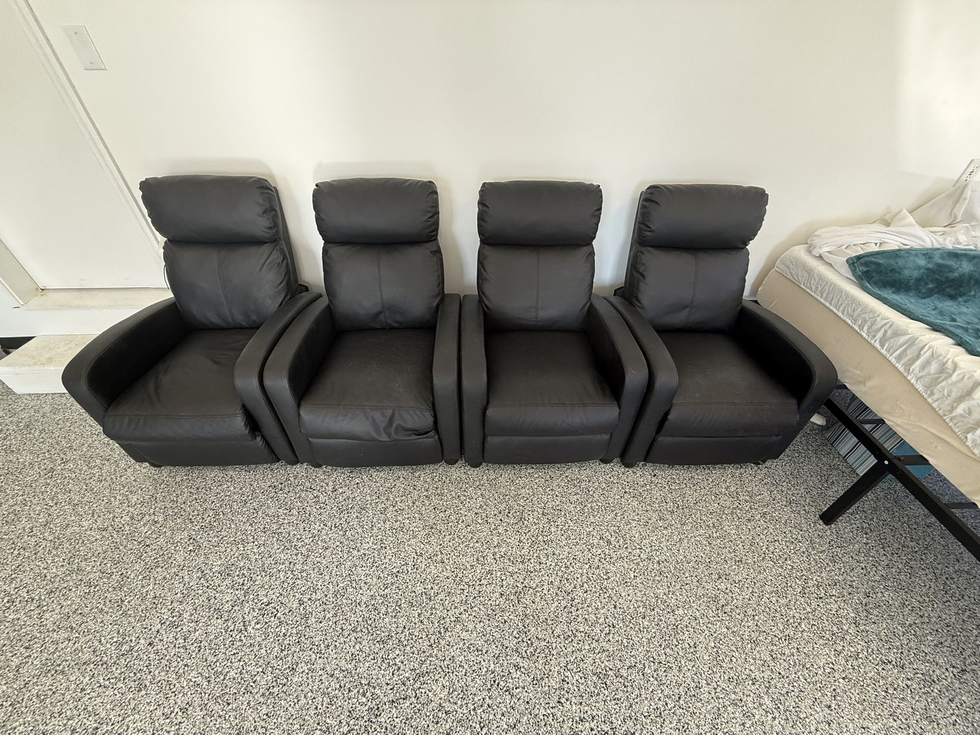 For reclining lounge chairs that we used in our garage man cave