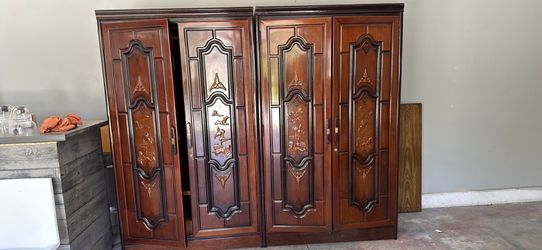 Wood Armoire