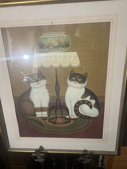 Charles Wysocki Signed & Numbered Limited Edition Lithograph "Shall We" Compare $300+