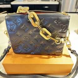Louis Vuitton Coussin Bag Monogram Embossed Lambskin BB