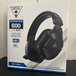 Turtle Beach Stealth 600 Gen 2 MAX Wireless Gaming Headset PS5 PS4 Nintendo Switch PC Mac