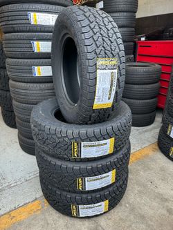 265/65/17 New set of AT tires installed