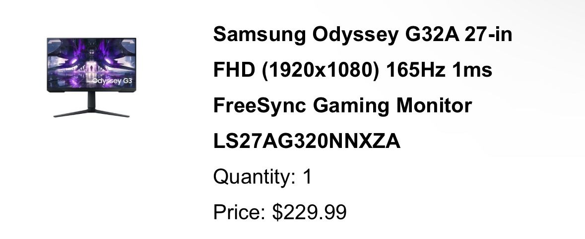 Samsung Odyssey Monitor