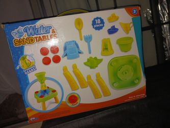 Water and  sand tables