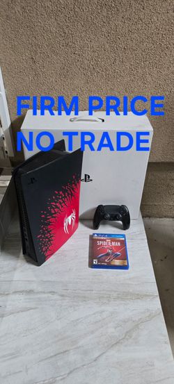 PS5 SPIDERMAN DISC Ed. , FIRM PRICE, NO TRADE, GREAT CONDITON, READ DESCRIPTION FOR DETAILS
