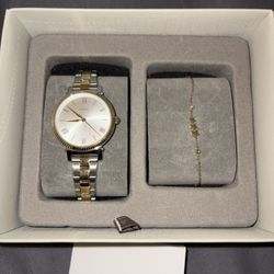 Fossil Daisy Watch + Bracelet Set