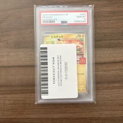 Pokemon Pikachu McDonald’s Promo (Burgerchu) PSA 10 