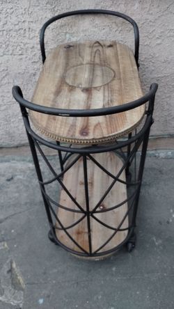 Vintage bar cart