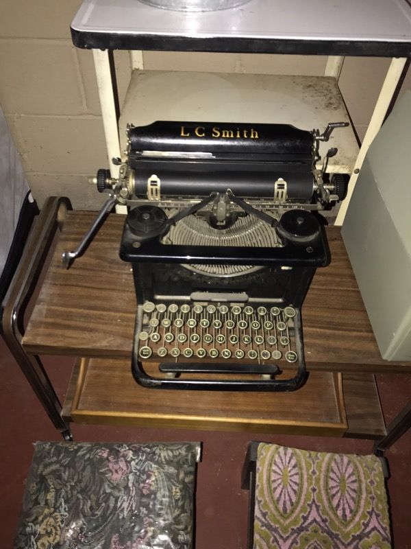 Vintage typewriter LC Smith and Royal