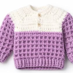 Handmade Crochet Toddler Sweater