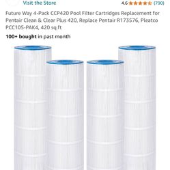 Future Way Pool Filters 4 New  CCP420