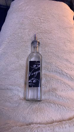 Glass Vinegar Dispenser Bottle with Pourer