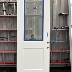 Flush glaze slab door / doors 