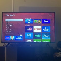 45” Inch TCL/roku Tv 
