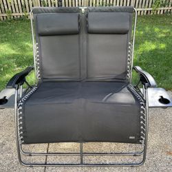 New Double Zero Gravity Lounger Love Seat
