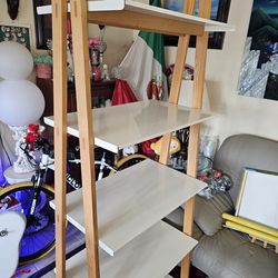 Tall ladder bookcase/ desert stand excellent condition