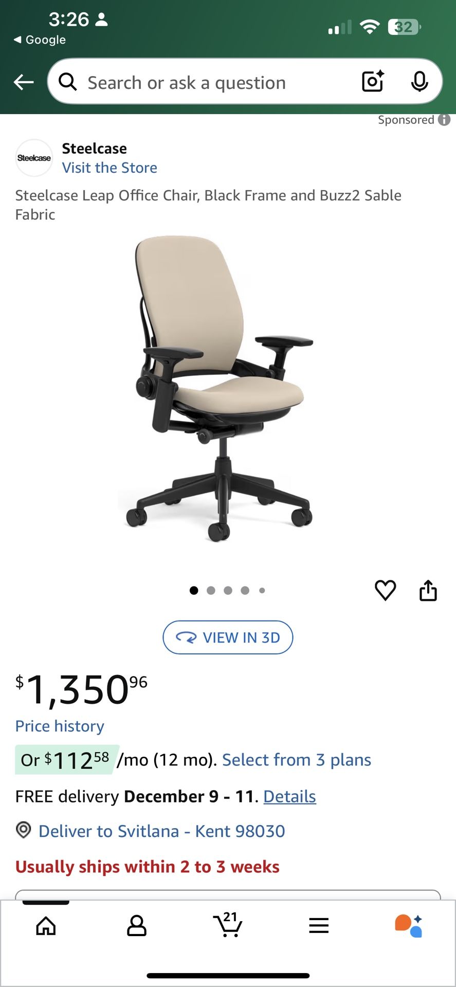 Steelcase Office chair