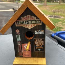 Hand Made. Harley Davidson  birdhouse