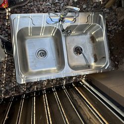 Stainless Steel Sink & Fence 