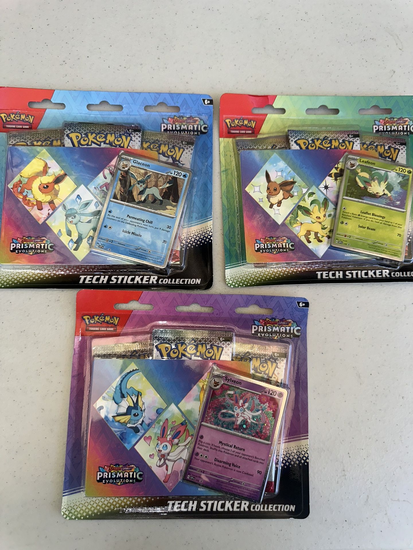 Prismatic Evolutions Sticker Pack