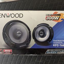 300w Kenwood Flush Mount 6.5" Speakers *New*