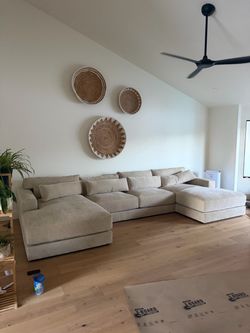 Crate & Barrel Retreat Sofa U Shape - Like New