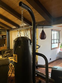 Heavy Bag 100 lb With Stand