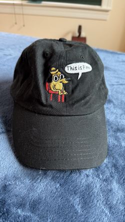 Custom “This is Fine” Adjustable Hat