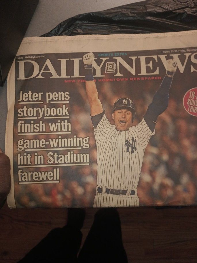 2014 Daily news Derek Jeter Last Game 