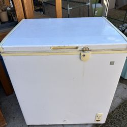 GE White Chest Free Standing Freezer 5.0 Cu. Ft. 